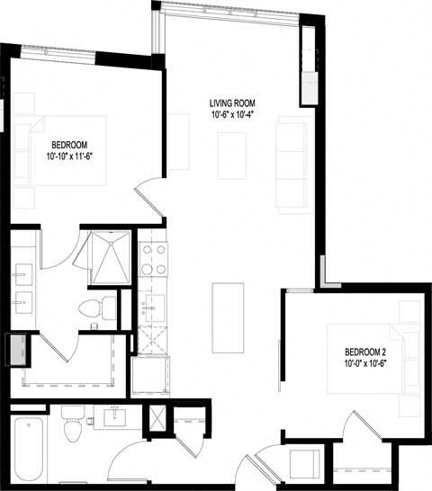 B09 floor plans 2 bedroom