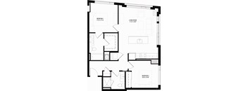 c07 floor plan 2 bedroom