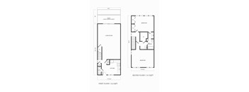 C07R Floor Plan Renovated 2 Bedroom 1.5 Bath Greenwich, CT