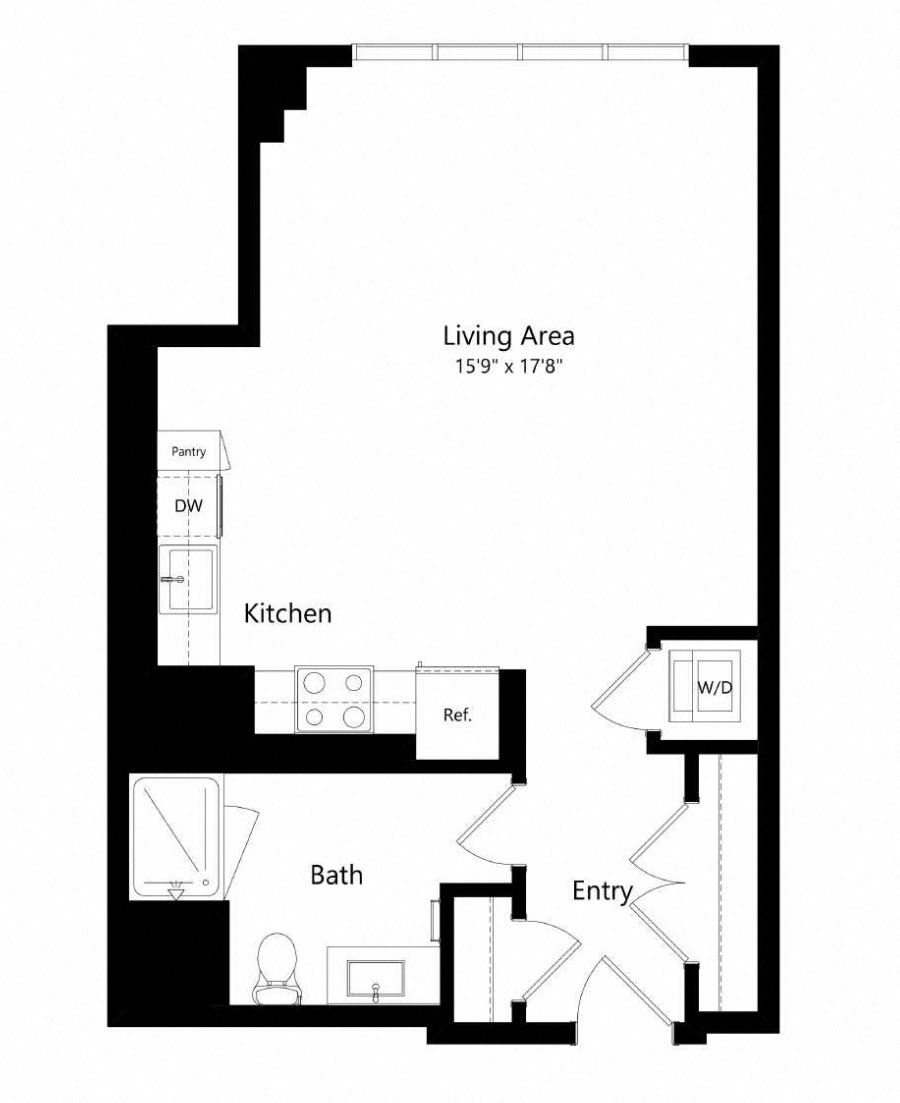 S04 - Studio floor plan