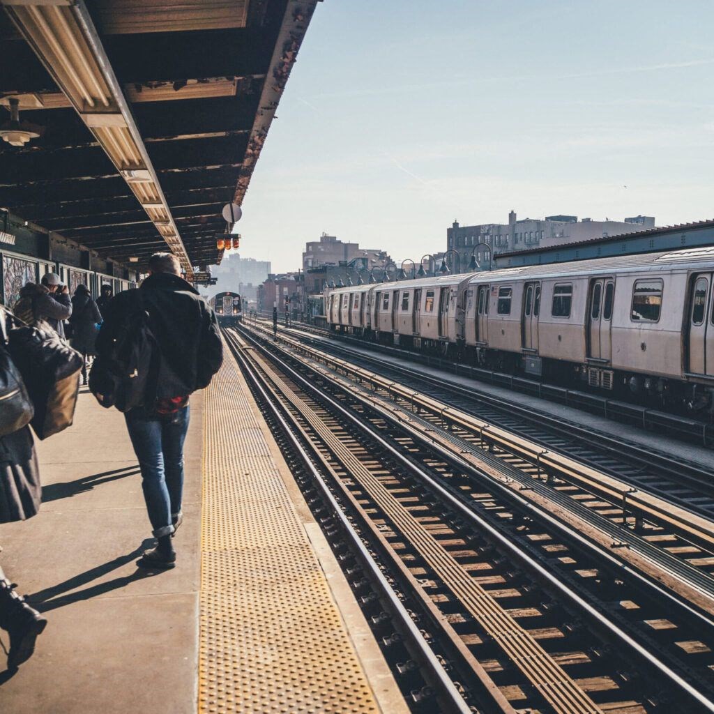 Train station at Continuum, White Plains, NY, 10606