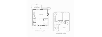 D02R Floor Plan 3 Bedroom 2.5 Bath Greenwich, CT Apartments