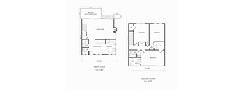 D04R Floor Plan 3 Bedrooms 2.5 Bath Apartment in Greenwich, CT