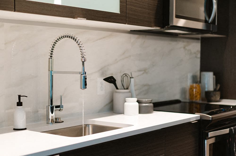 Kitchen - Elevated Finishes at Arrowwood Apartments in North Bethesda, MD 20852