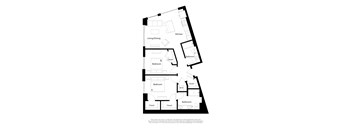 Envoi B02 Floor Plan 2 Bedroom 2 Bathroom