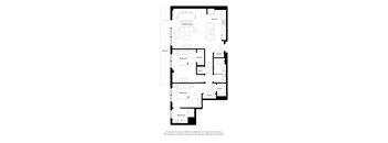 Envoi C05P Penthouse Floor Plan 2 Bedroom 2 Bathroom
