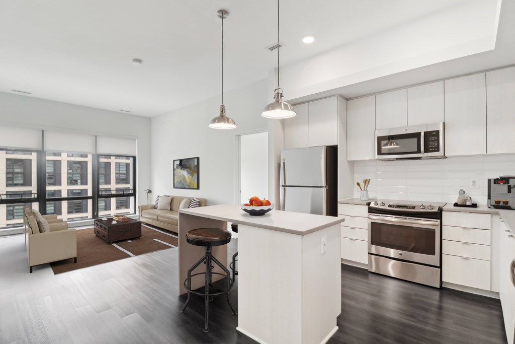 The Edison Union Market Kitchen Living Room