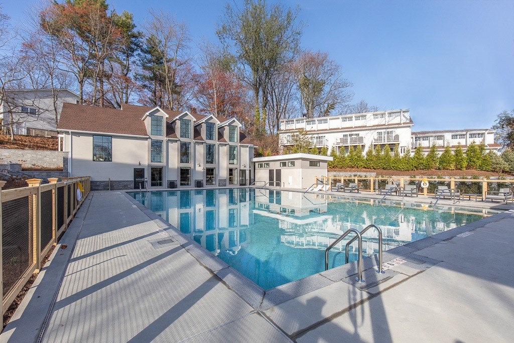 Pool Area View of Greenwich Place in Greenwich CT