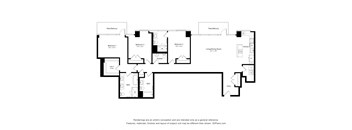 D01PH Floor Plan 3 Bed 3 Bath