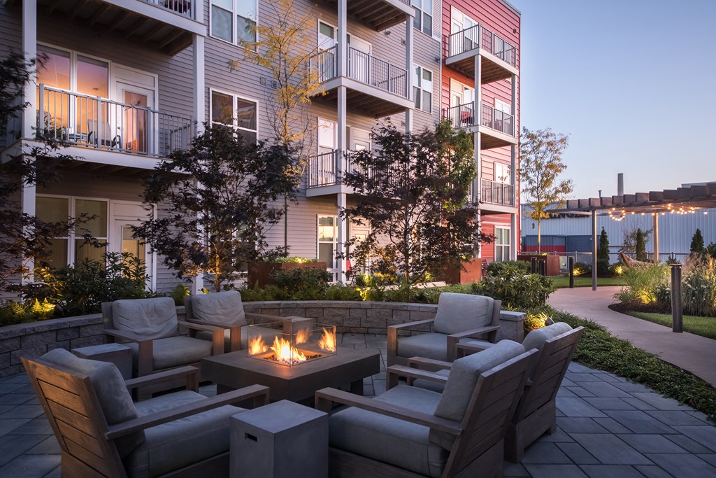 The Batch Yard Everett, MA Outdoor Amenity Fire Place