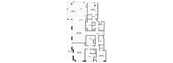 3 bedroom 3 bathroom Floor plan D at Altaire, Virginia
