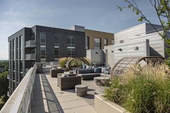 Rooftop private grilling and dining areas, in addition to outdoor gardens