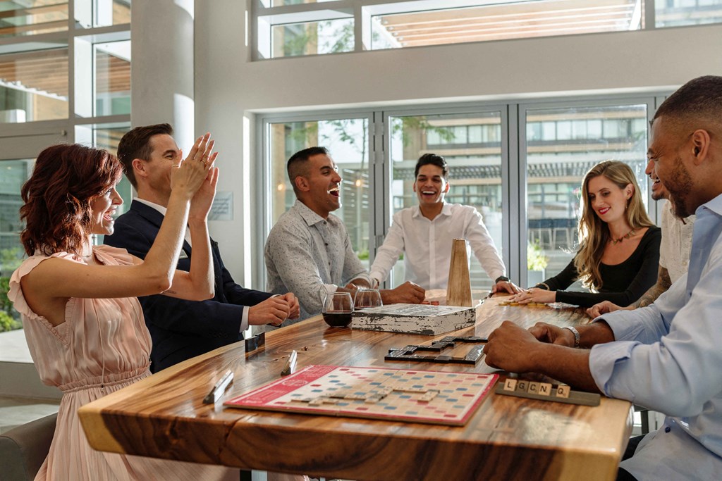 Clubhouse interior at Altaire, Arlington, VA, 22202