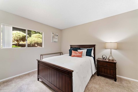 Primary Bedroom at Hadley Apartments, Escondido, California