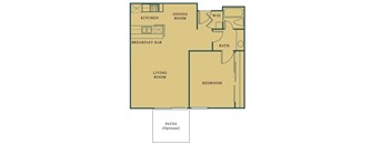 A2 Floor Plan at Hills at Hacienda Heights, Hacienda Heights, 91745