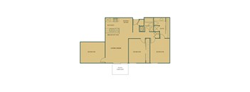 C1 Floor Plan at Hills at Hacienda Heights, Hacienda Heights
