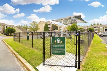 Fenced Bark park at Highlands Apartment Homes, Bartlett, TN, Tennessee