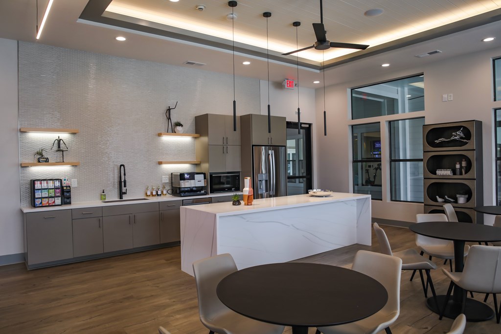 Coffee Lounge at The Azul Apartment Homes, Oxford, MS