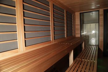 Sauna at The Azul Apartment Homes in Mississippi 38655