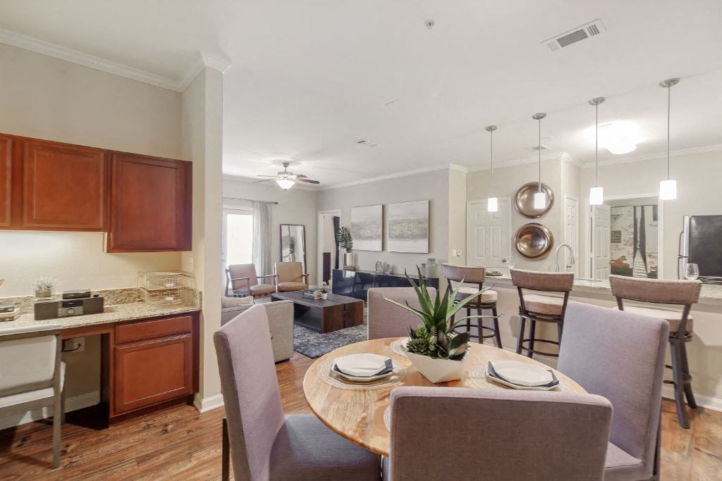 Large Open Dining Room at Cumberland Place Apartment Homes, Texas, 75703
