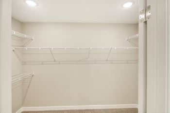 Walk-in closet at The Azul Apartment Homes in Oxford, Mississippi 38655