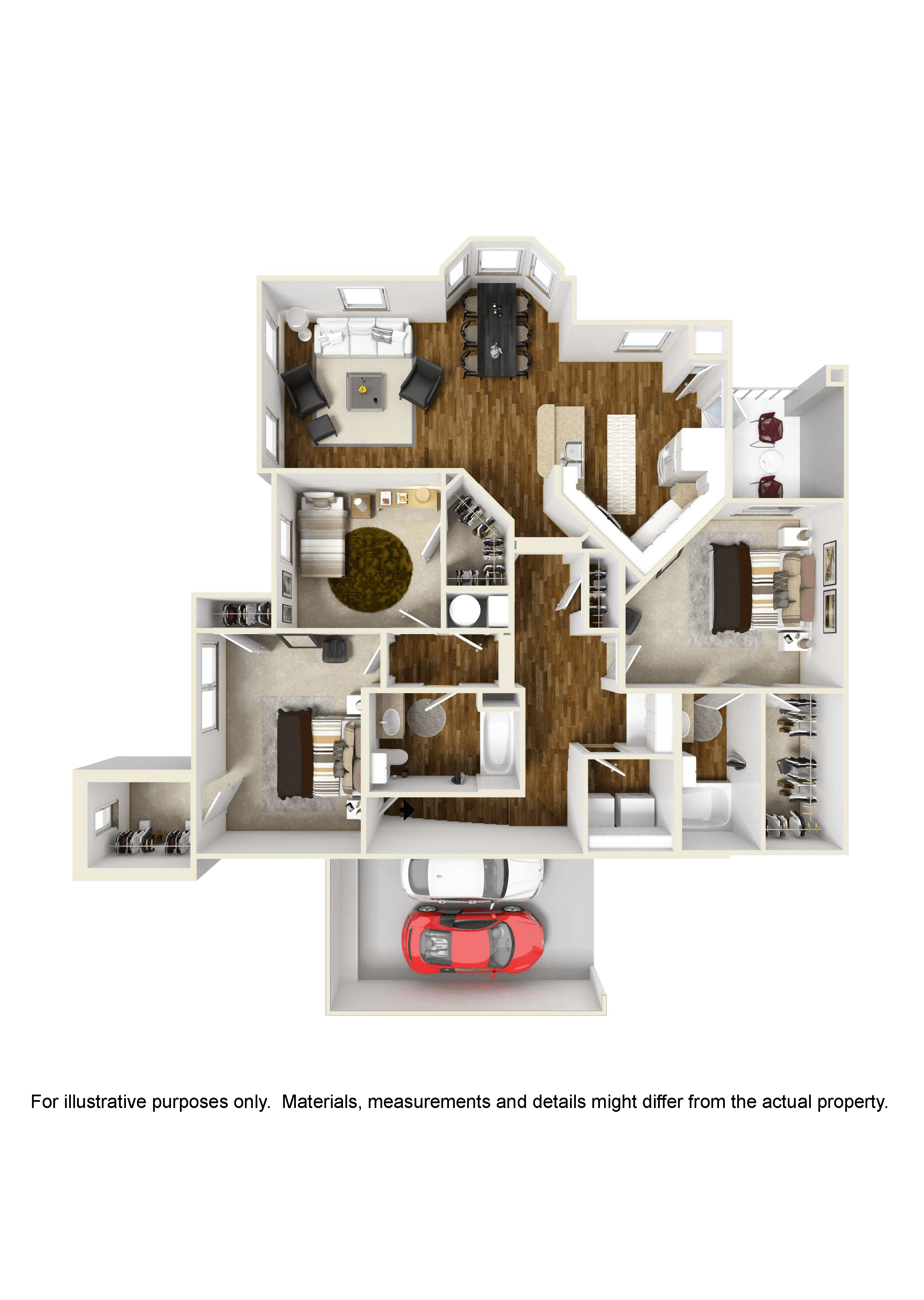 The Mansion | 1,438 Sq. Ft. at Faulkner Flats in Oxford, Mississippi