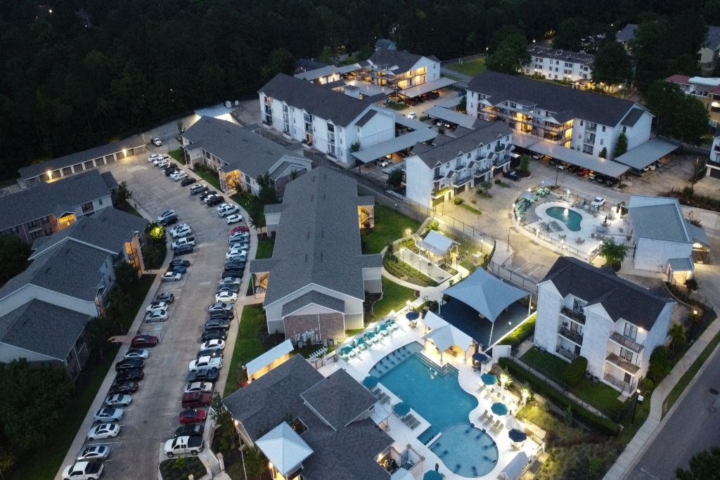 arial view of the resort  at Parkwest Apartment Homes, Hattiesburg, 39402