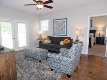 Fully Furnished Living Room Fully Furnished Living Room at Legacy Apartment Homes, MS, 39157 - Photo Gallery 3