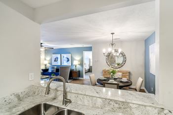 Granite countertops at Bridgewater Apartment Homes, Mississippi
