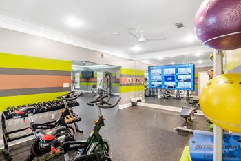 Interactive fitness at Avalon Apartment Homes in Starkville, Mississippi