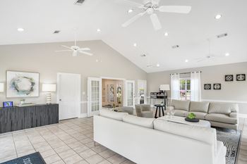 Coffee bar in the clubhouse at The Colony Apartment Homes in Columbus, MS