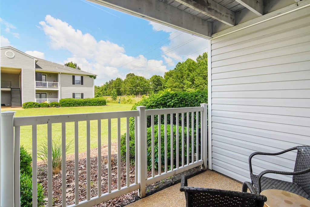 Balcony And Patio at The Colony Apartment Homes, Columbus, MS, 39702