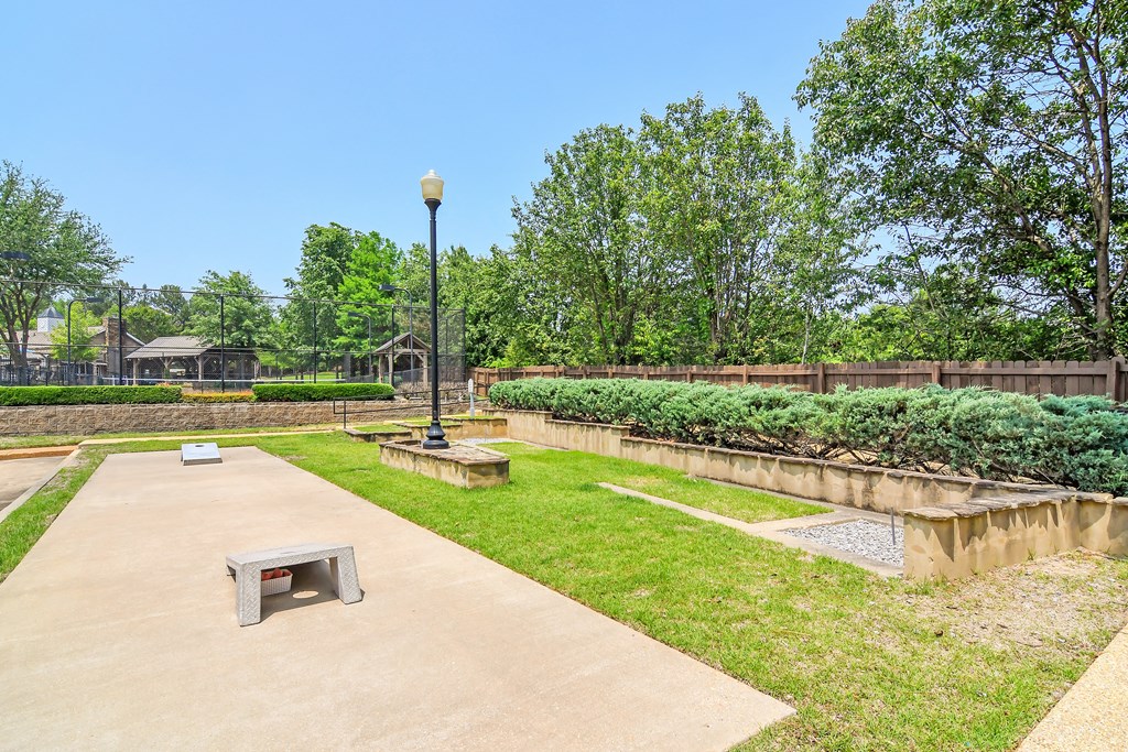 cornhole at Lexington Pointe Apartments in Oxford, MS
