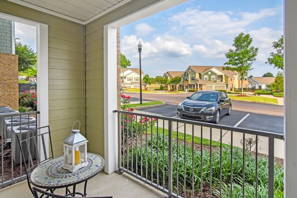 the enclave at homecoming terra vista balcony at Faulkner Flats Apartment Homes, Mississippi, 38655