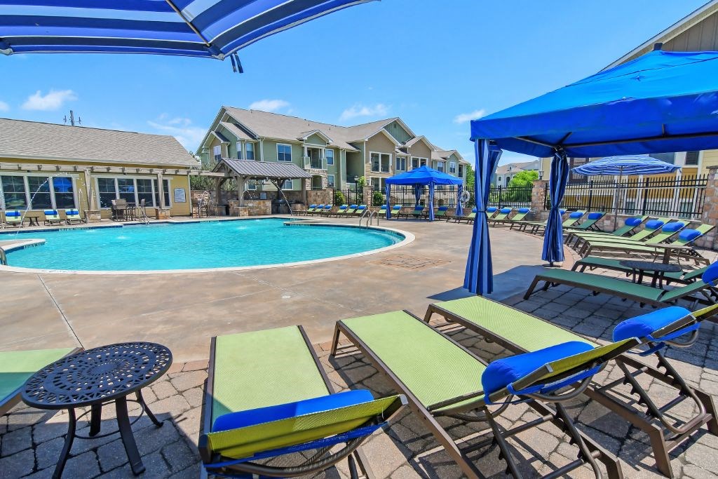 our apartments offer a swimming pool  at Wellington Grande Apartment Homes, Longview, Texas