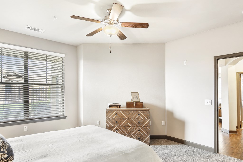 Ceiling Fans In All Bedrooms To Keep You Cool And Energy Efficient at Wellington Grande Apartment Homes, Longview, 75605
