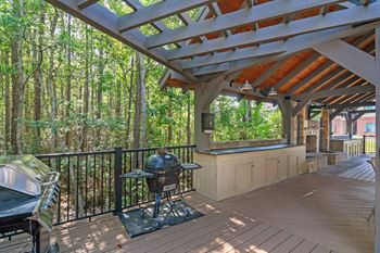 BBQ grill at Lagniappe of Biloxi Apartment Homes in Biloxi, MS