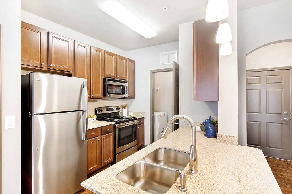 Bright Kitchen at Kingston Crossing Apartment Homes, Bossier City, LA, Louisiana