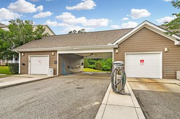 Car wash station at Charleston Apartment Homes, Mobile, AL 36695