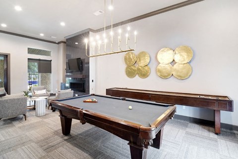a pool table at homewood suites by hilton houston stafford sugar land