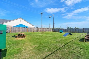 A dog park at Summit of Shreveport Apartments, Louisiana 71105