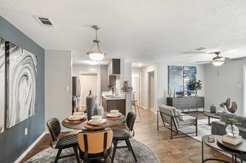 Hardwood floors at Parkwest Apartment Homes, Mississippi
