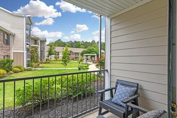 a balcony at Parkwest Apartment Homes, Hattiesburg, 39402
