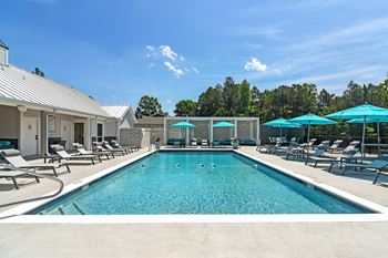 Swimming at The Woodlands Apartment Homes, Meridian, MS