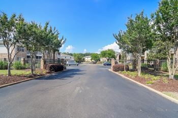 Gated community at Ashford Place Apartment Homes, Mississippi