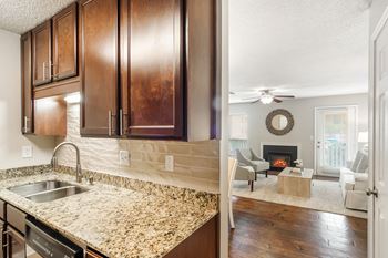 Quartz countertops at Lakeshore Pointe Apartment Homes, Brandon, MS, 39047