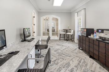 Coffee bar in the business center at Bridgewater Apartment Homes, Brandon, 39047