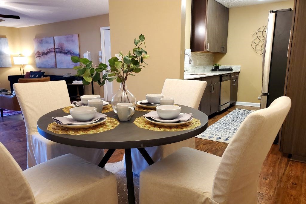 Open Dining Room at Reserve of Bossier City Apartments