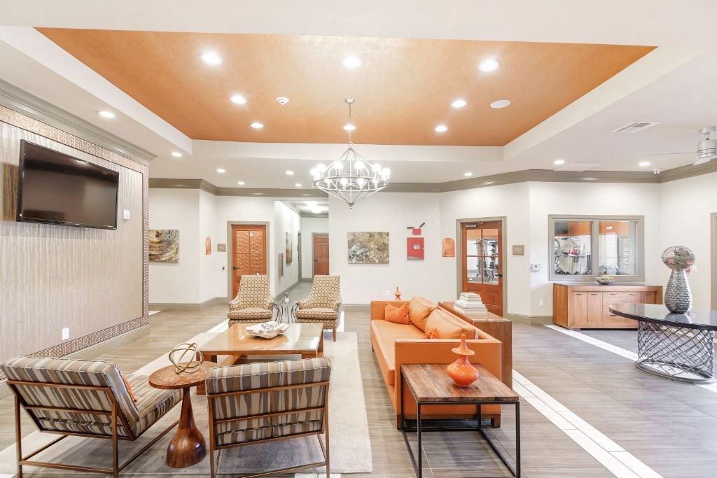 Open Clubhouse Lobby at Cumberland Place Apartment Homes, Tyler, 75703
