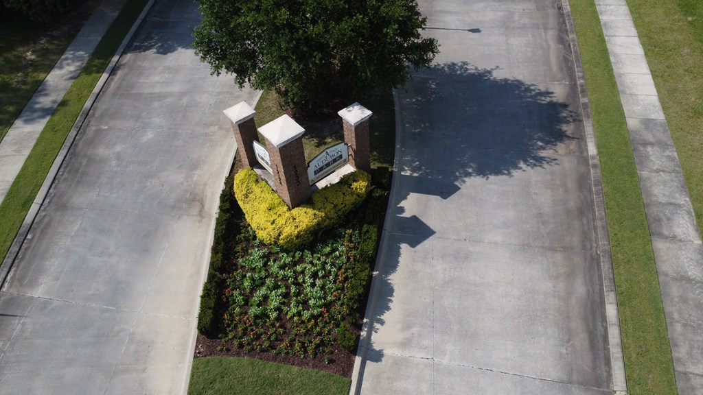 an aerial view of a memorial on the side of a road at Audubon Park Apartment Homes, Zachary, 70791